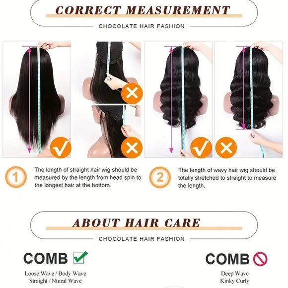 Long Straight Black Hair Middle Part Glueless Synthetic Lace Front Wigs - Picture 2 of 8